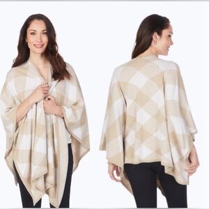 NWT Foxcroft white and cream sweater size 3X